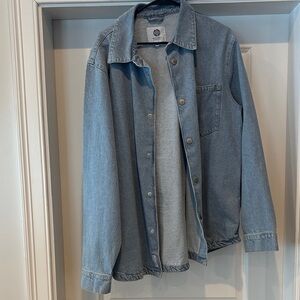Casual Denim Button Down Shirt